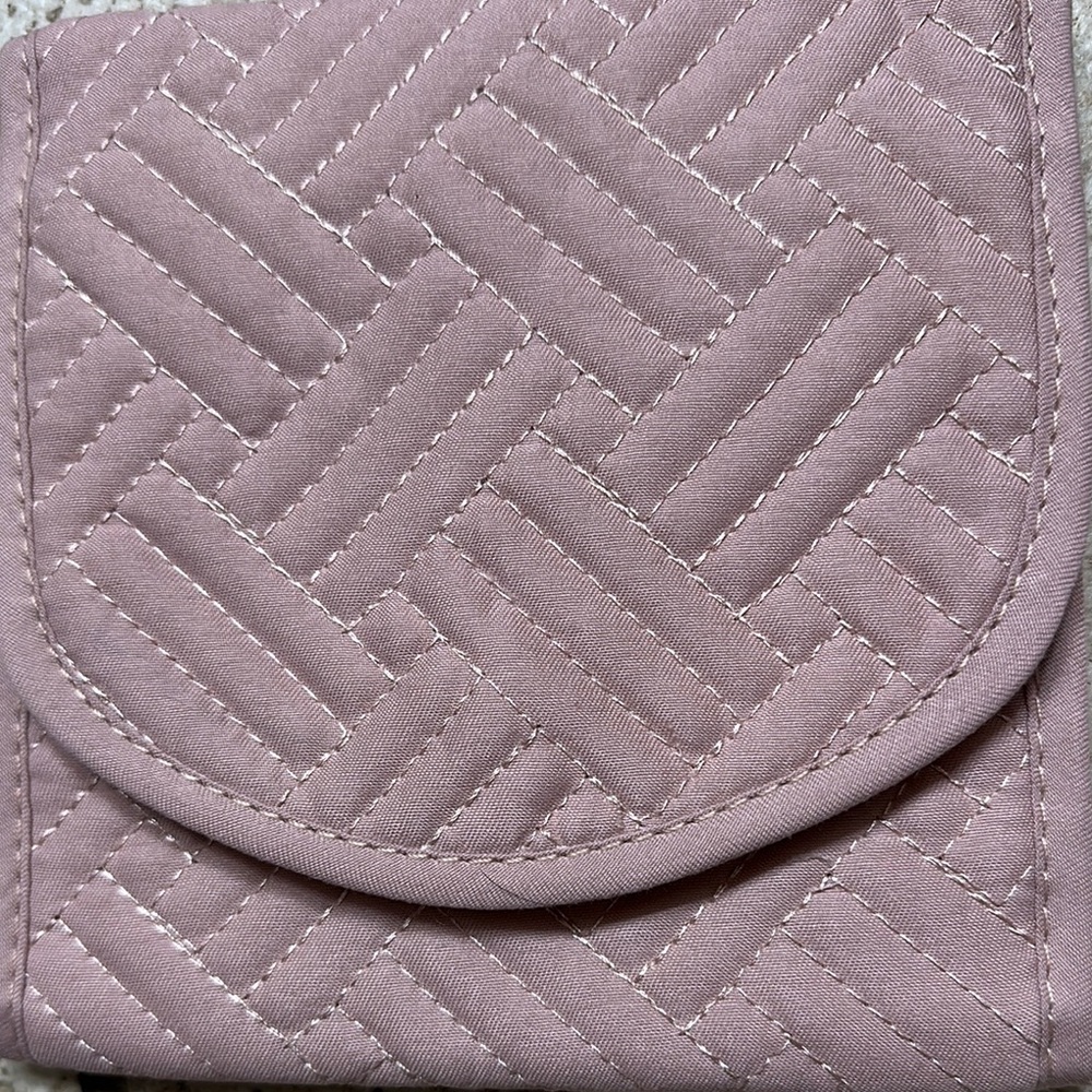 Quilted Pink Women's jewelry travel case